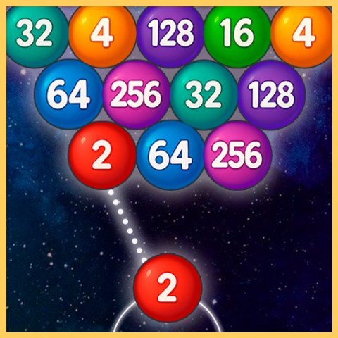 Number Bubble Shooter