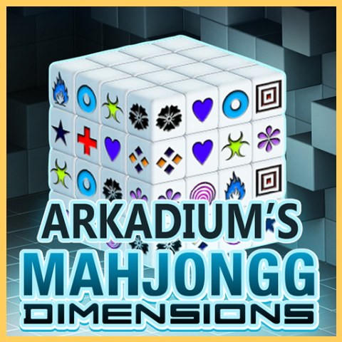 Arkadium's Mahjongg Dimensions Blue